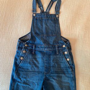 Madewell Denim Short Overalls
